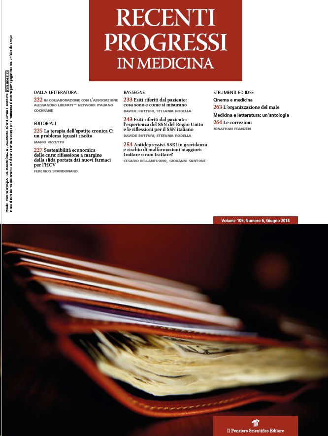 2014 Vol. 105 N. 6 Giugno