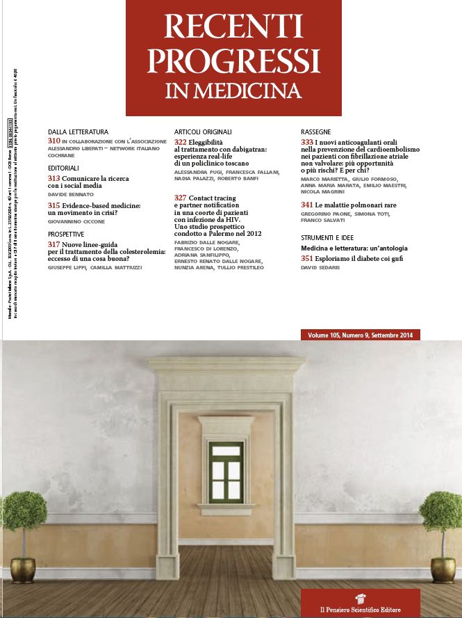 2014 Vol. 105 N. 9 Settembre