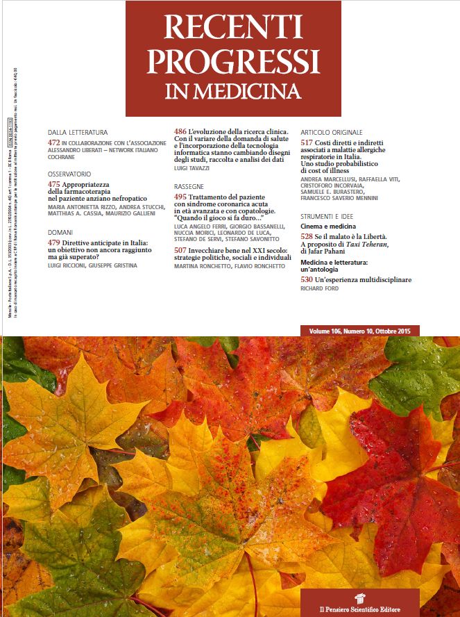 2015 Vol. 106 N. 10 Ottobre