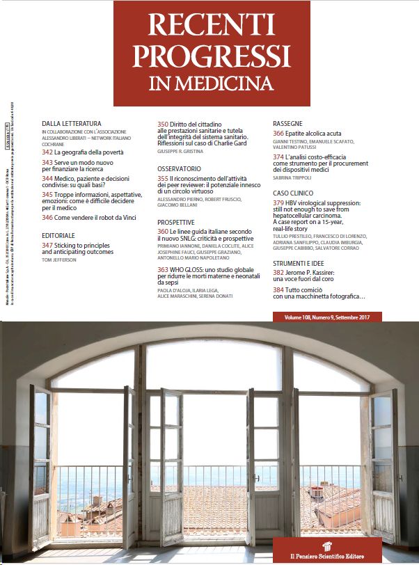 2017 Vol. 108 N. 9 Settembre