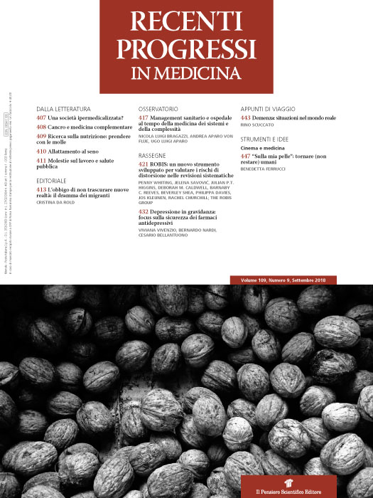 2018 Vol. 109 N. 9 Settembre