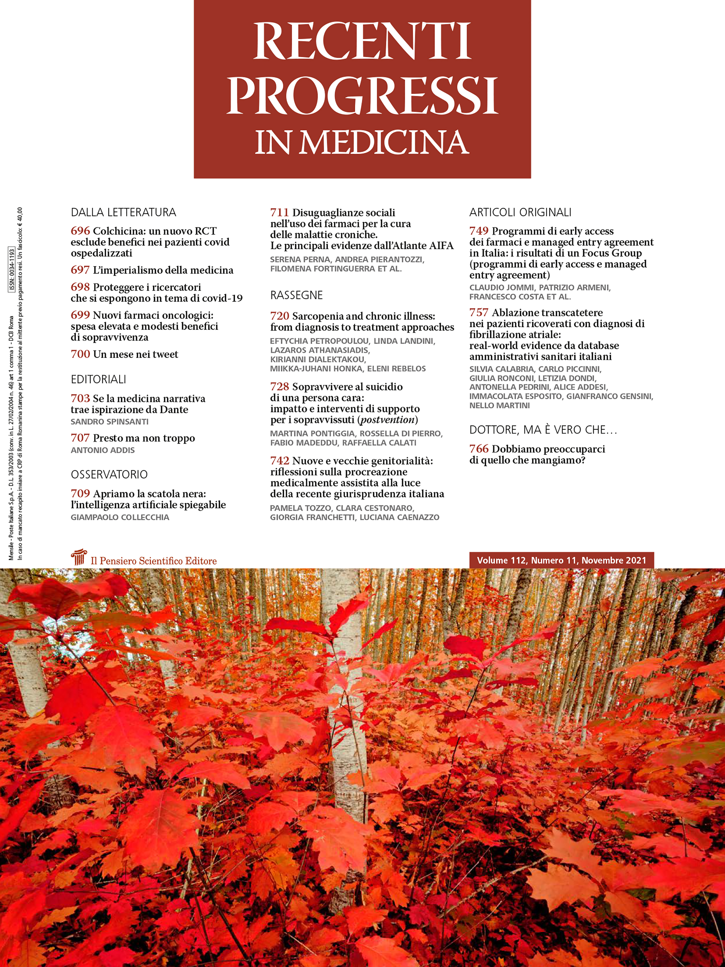 2021 Vol. 112 N. 11 Novembre