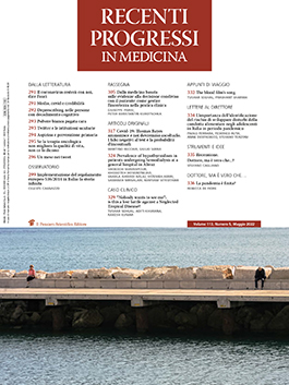 2022 Vol. 113 N. 5 Maggio