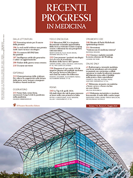 2024 Vol. 115 N. 5 Maggio