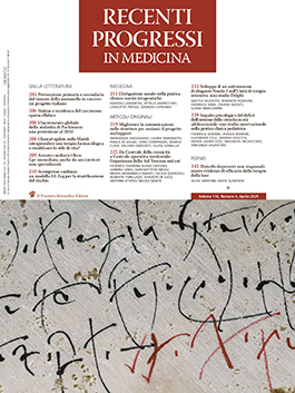 2025 Vol. 116  N. 4 Aprile