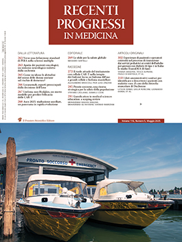 2025 Vol. 116 N. 5 Maggio