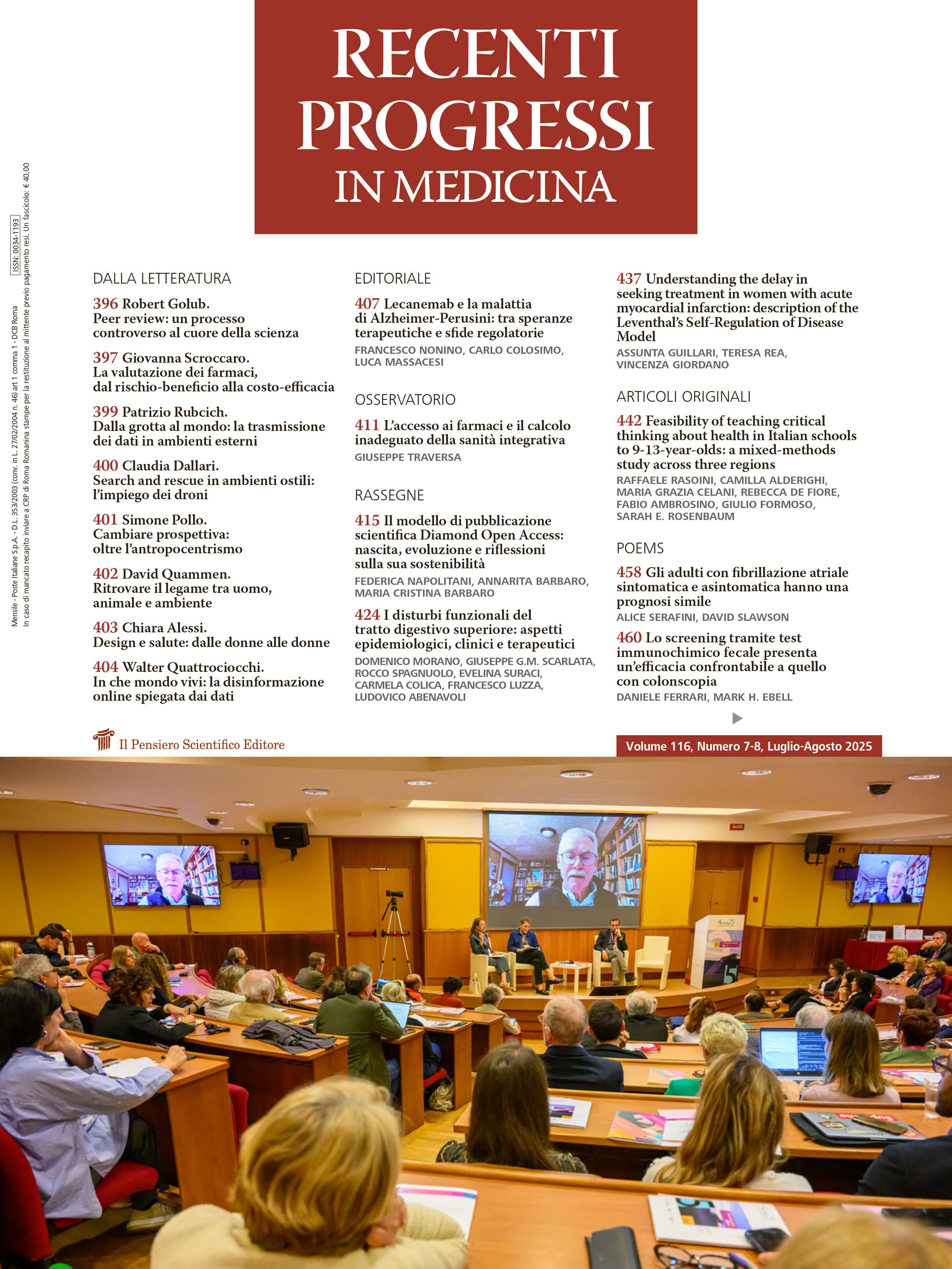 2025 Vol. 116 N. 7-8 Luglio-Agosto