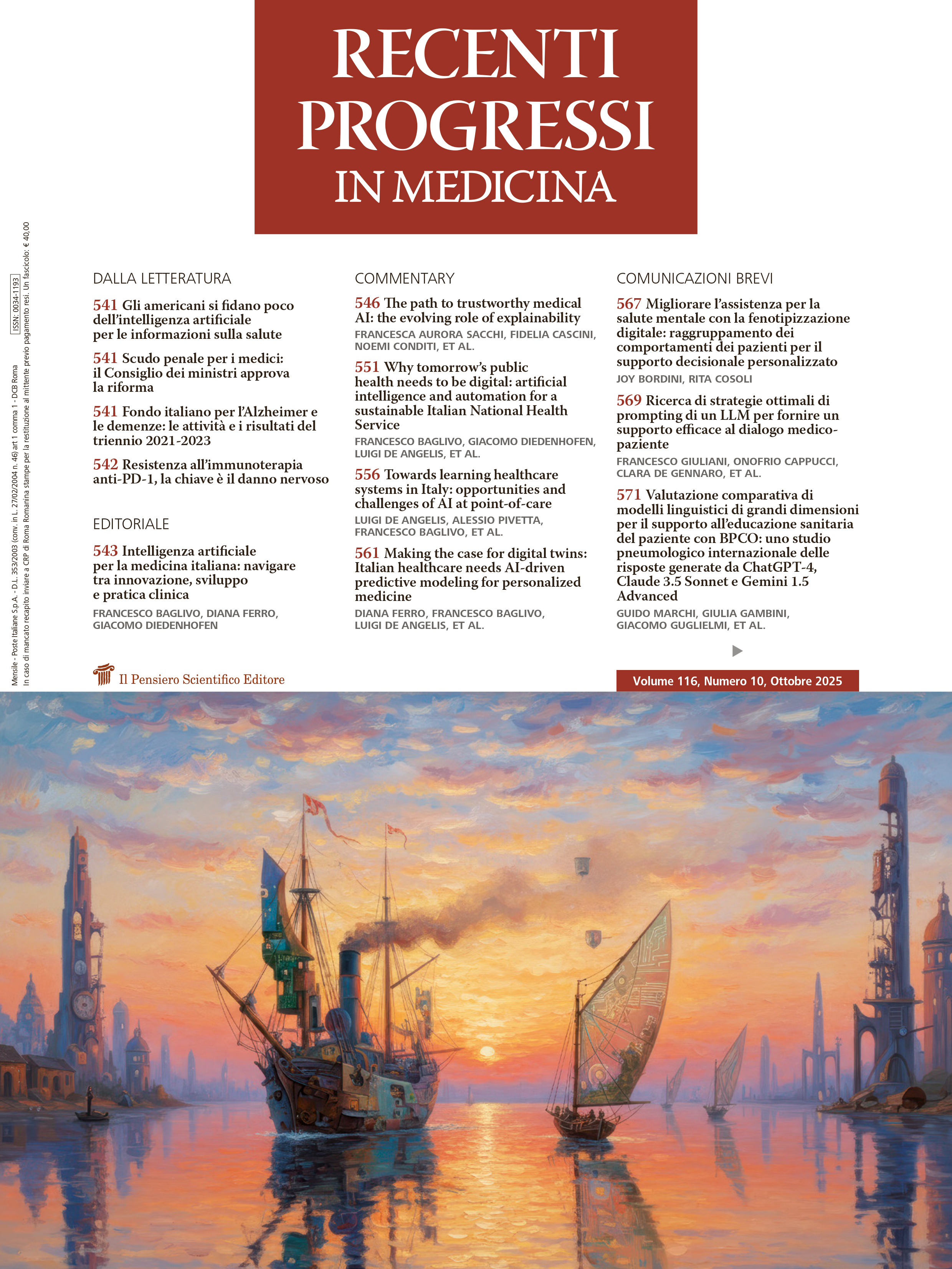2025 Vol. 116 N. 10 Ottobre