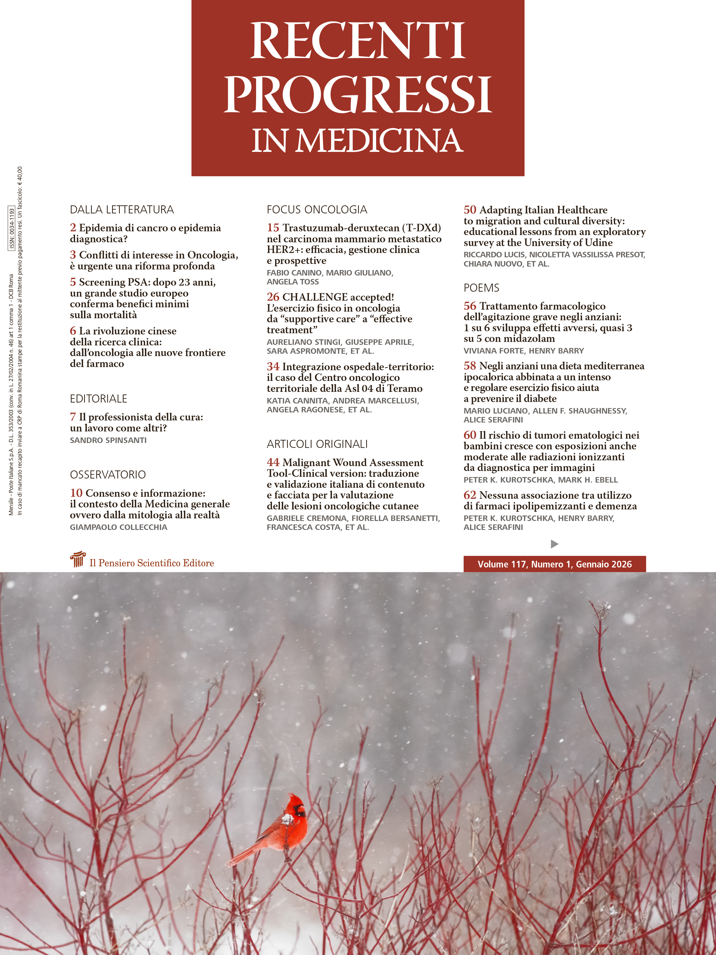 2026 Vol. 117 N. 1 Gennaio