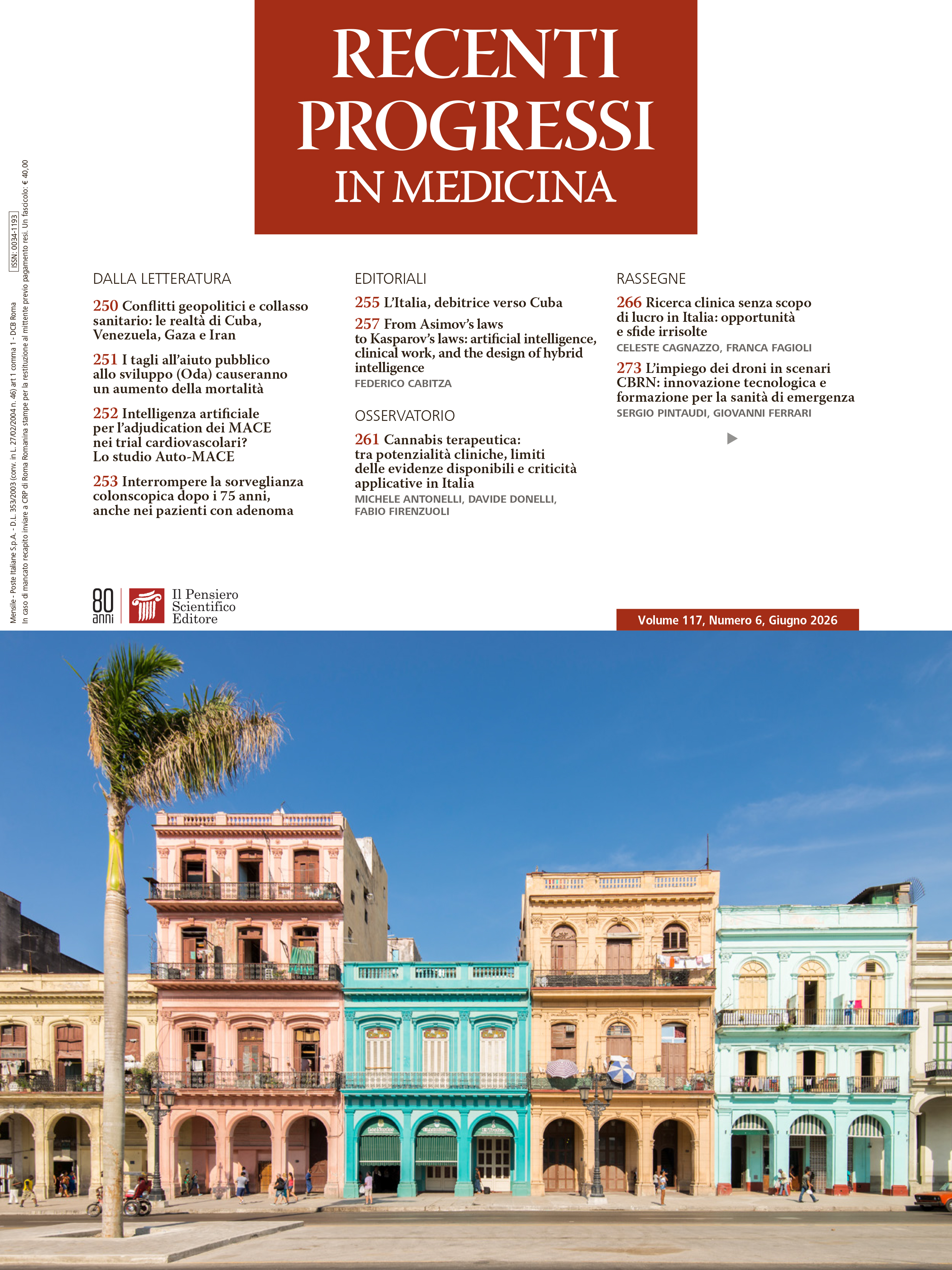 2026 Vol. 117 N. 6 Giugno
