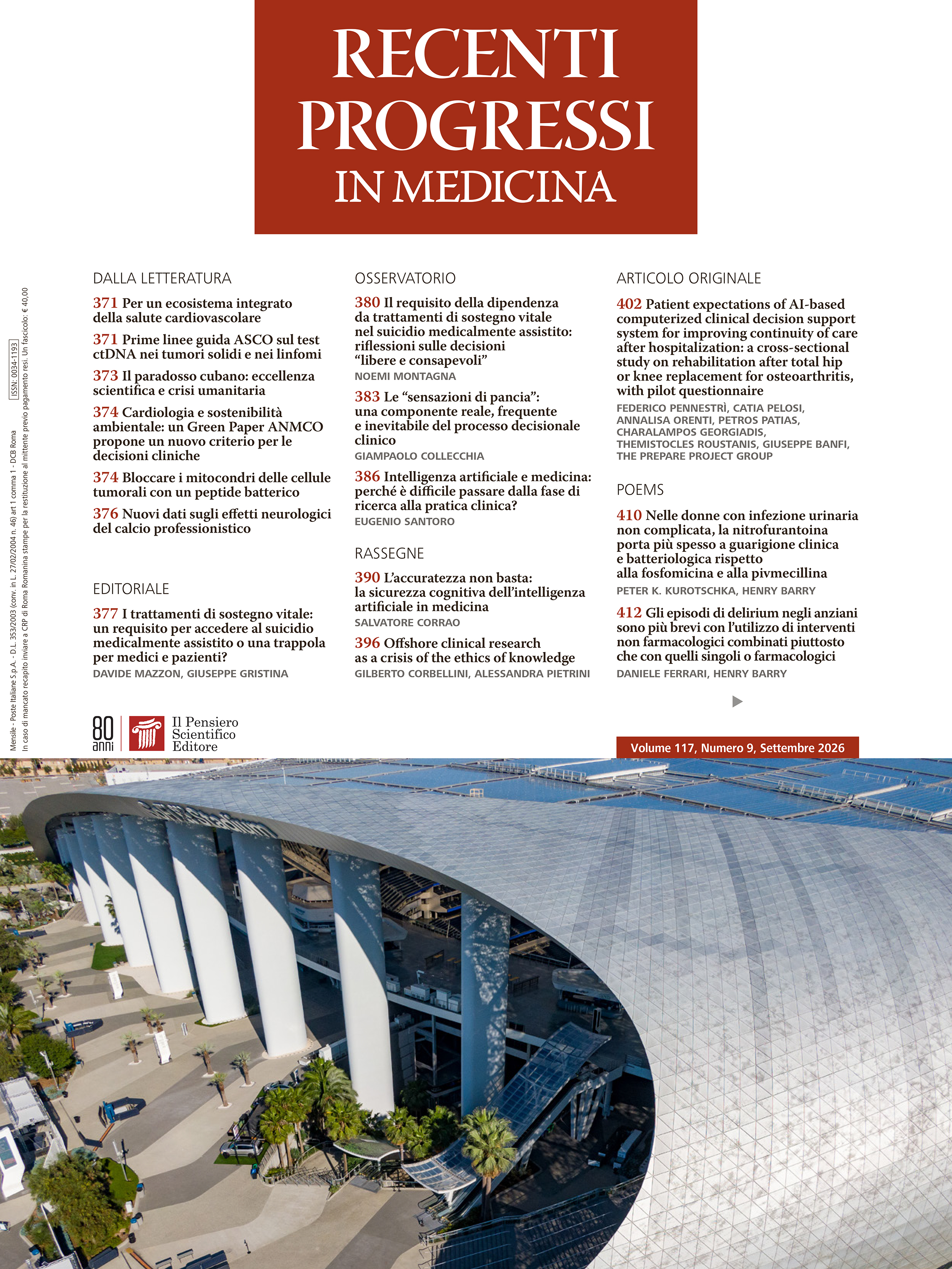 2026 Vol. 117 N. 9 Settembre