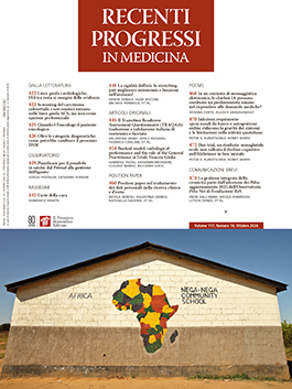 2026 Vol. 117 N. 10 Ottobre